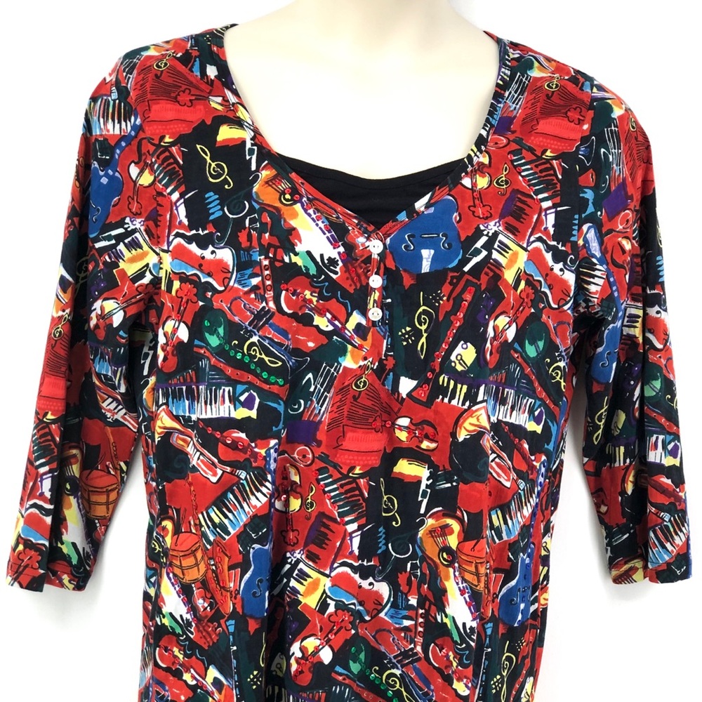 Take Two Clothing Co Multi  long sleeve top XL - Picture 2 of 4